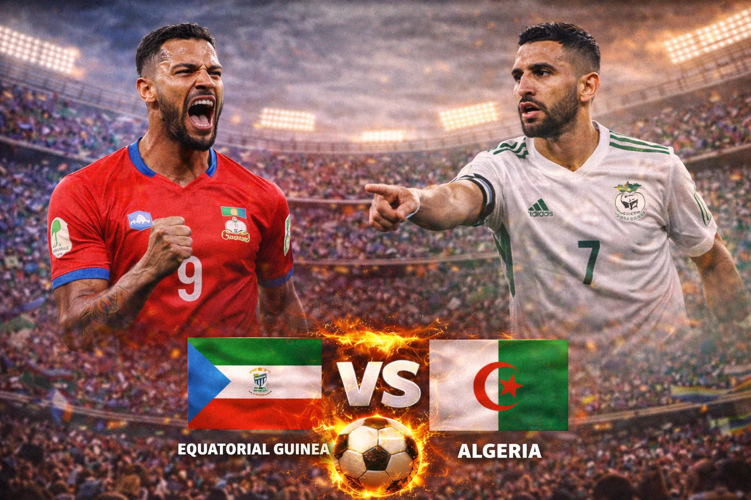 مباراة غينيا الاستوائية والجزائر في كأس الأمم الأفريقية: توقعات وتحليل شامل