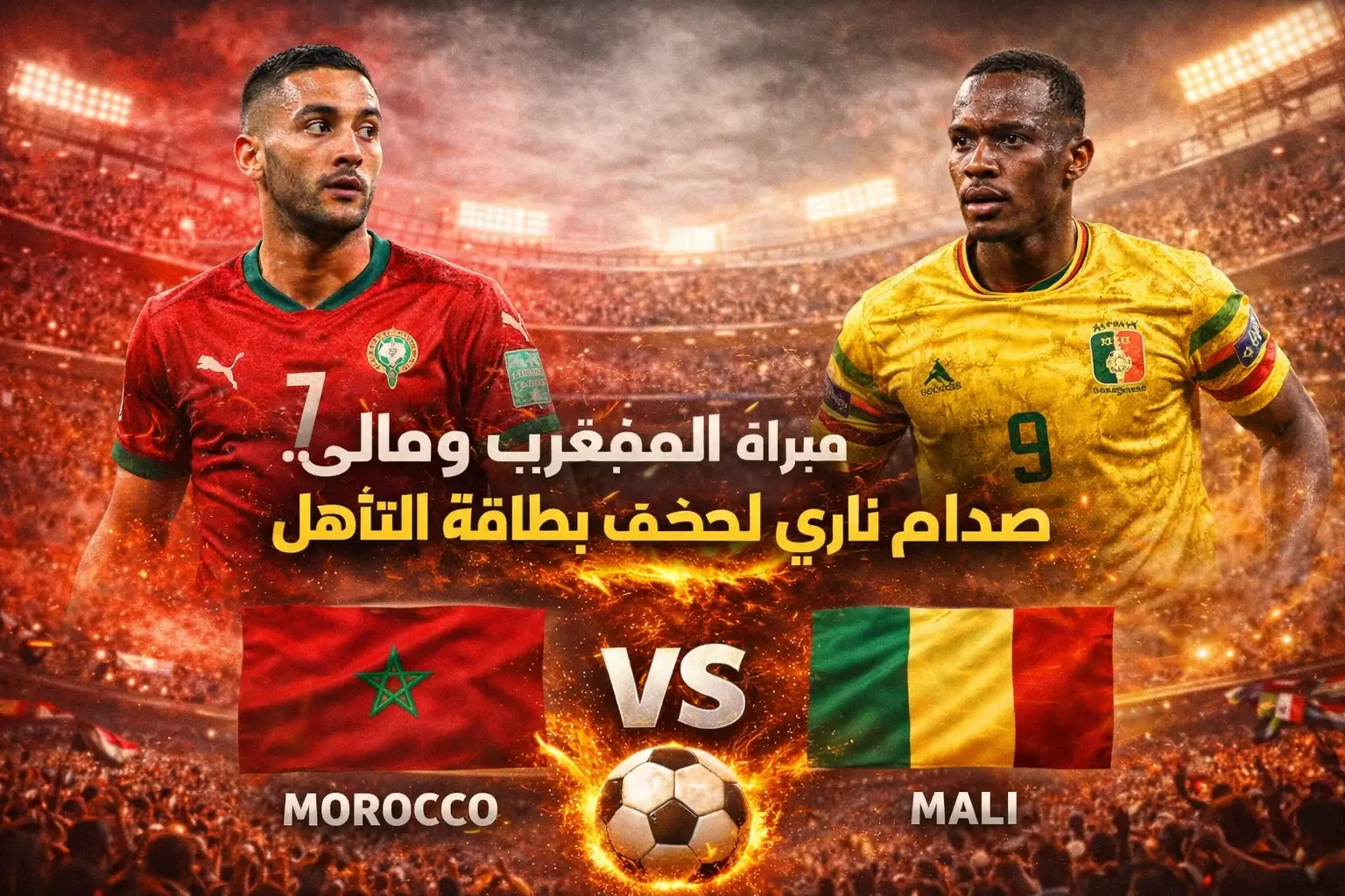 مباراة منتخب المغرب ومالي: الموعد، القنوات الناقلة، التشكيلة المتوقعة والترتيب في كأس الأمم الأفريقية