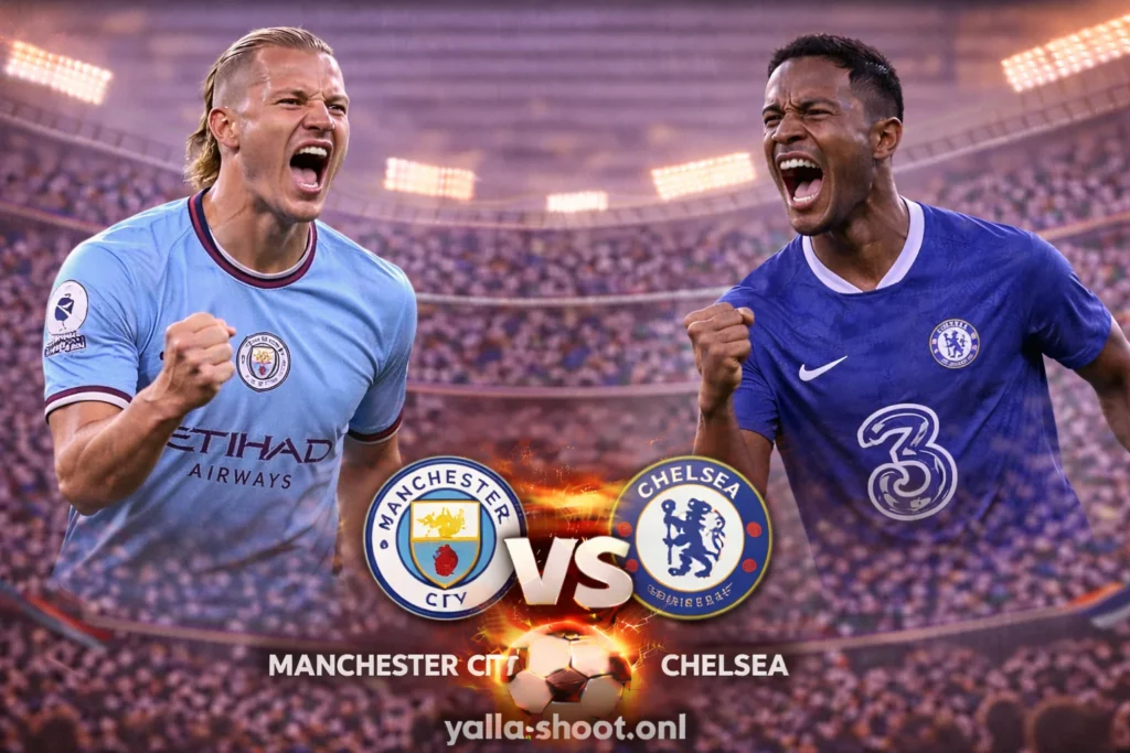 موعد وتشكيلة وقنوات مباراة مان سيتي ضد تشيلسي في الدوري الإنجليزي 2026