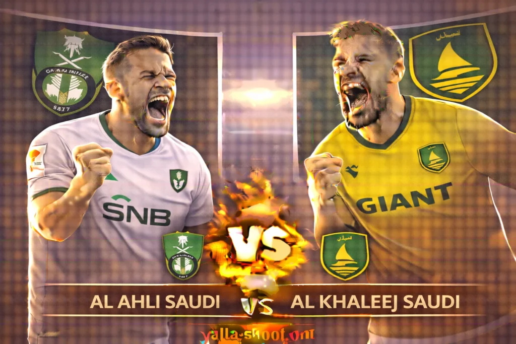 مباراة الأهلي والخليج: قمة الجولة 17 من الدوري السعودي للمحترفين