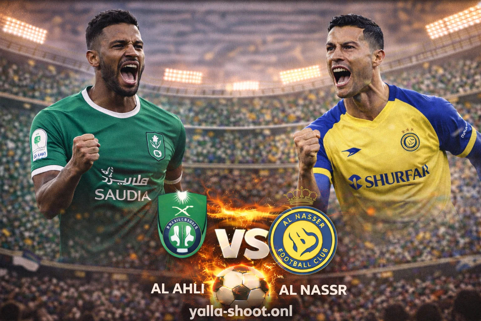 موعد مباراة الأهلي والنصر السعودي في الدوري السعودي – تشكيلات وأهم التفاصيل
