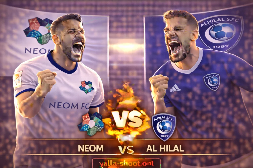 مباراة نيوم والهلال: صراع النقاط في الجولة 16 من الدوري السعودي للمحترفين
